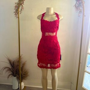 NEW Red laced dress